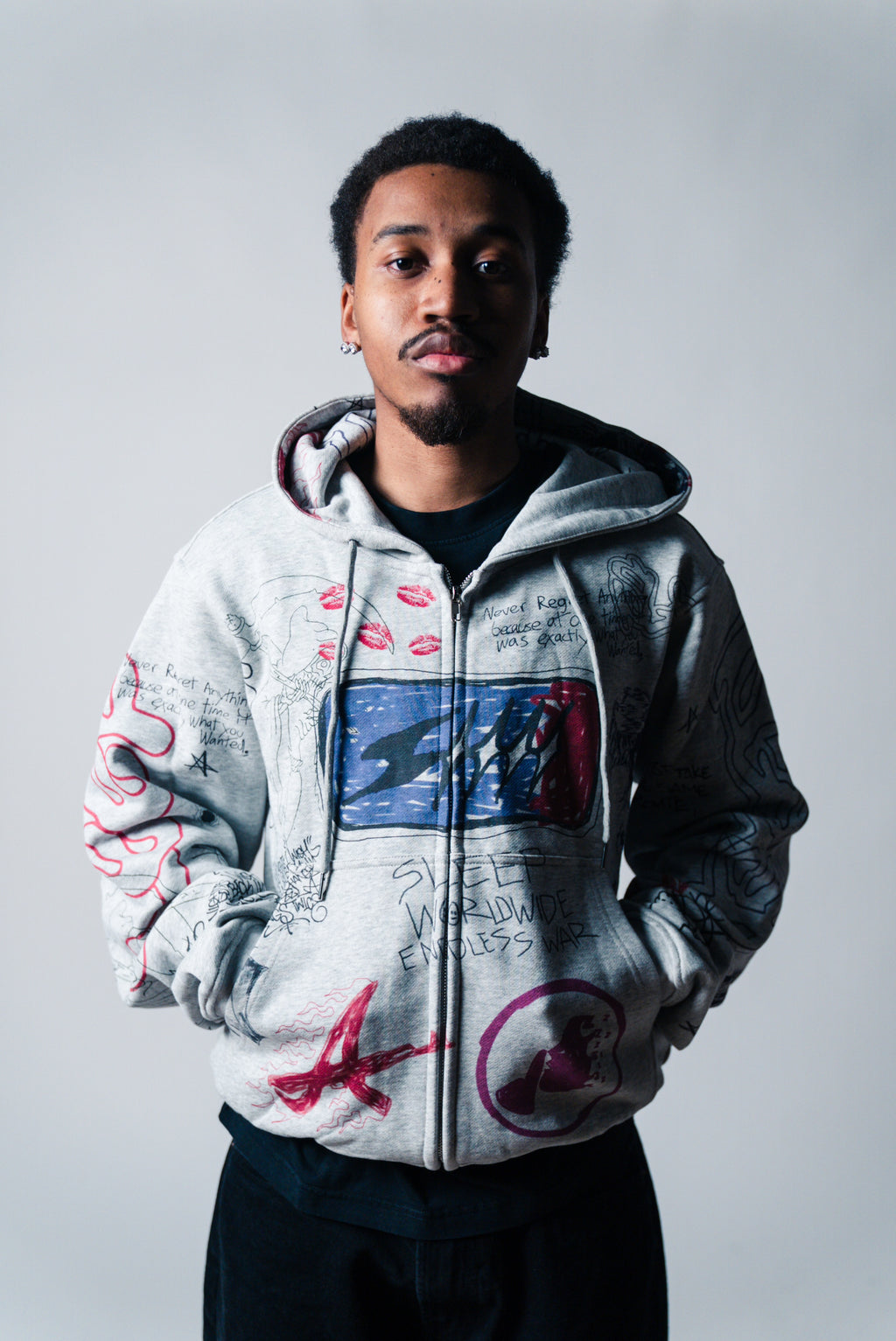 Lost Thoughts Zip Jacket