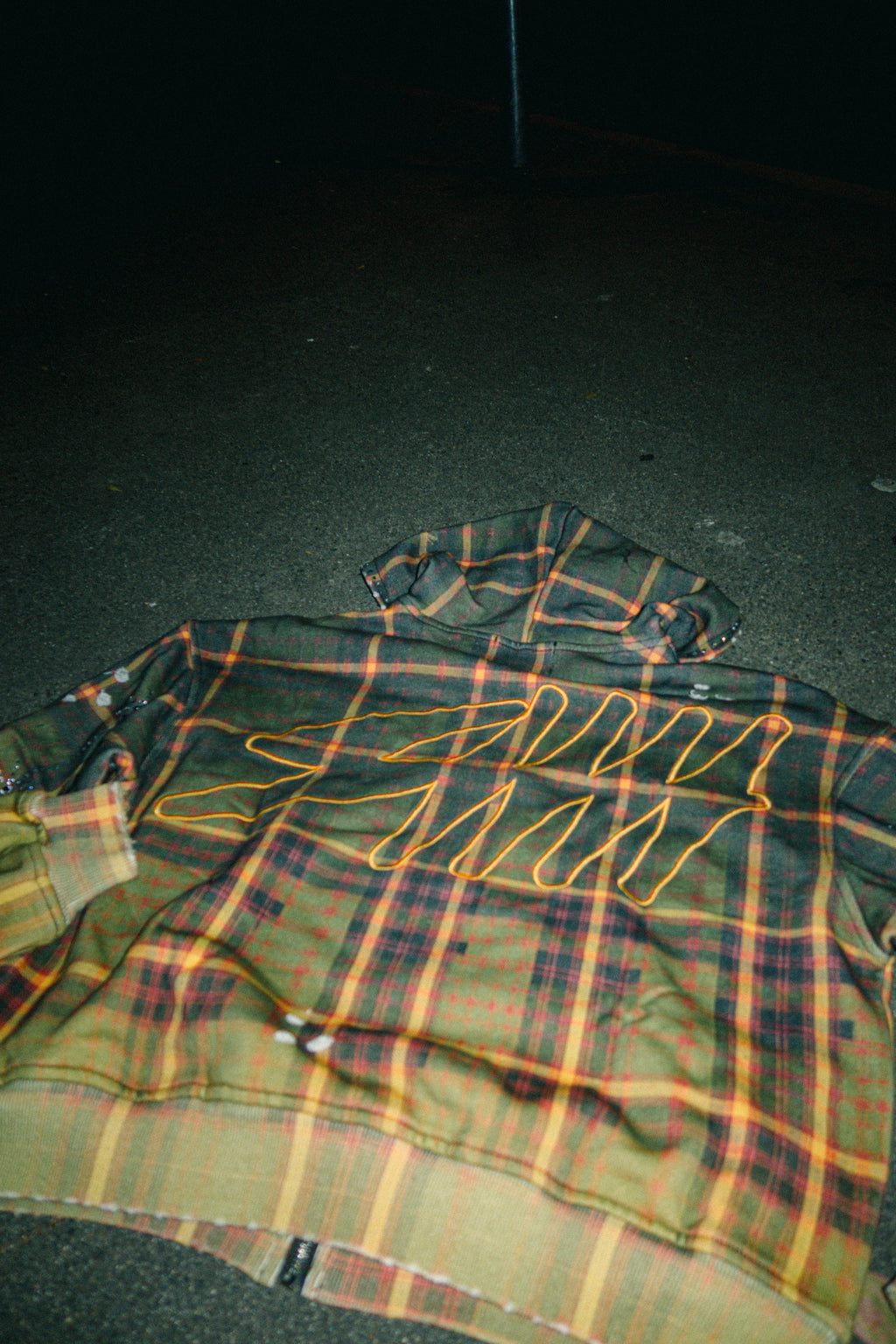 Two-Tone Olive Green Flannel