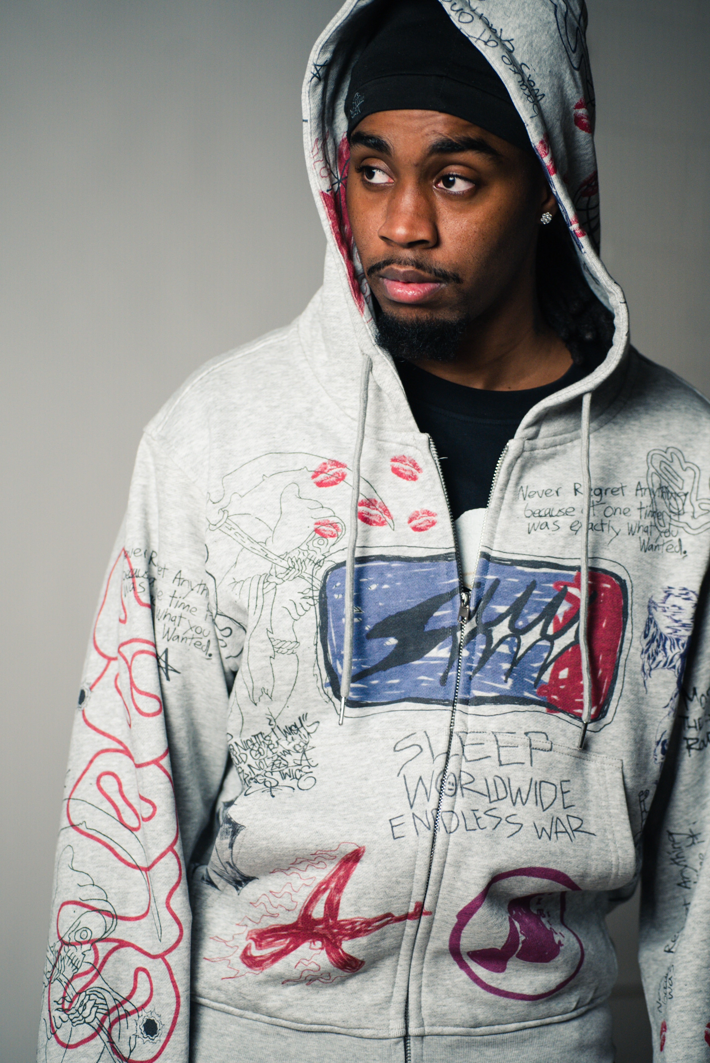 Lost Thoughts Zip Jacket