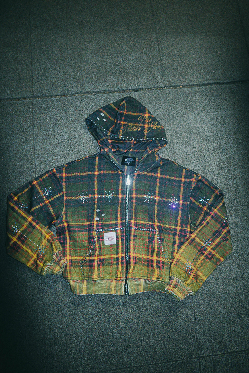 Two-Tone Olive Green Flannel
