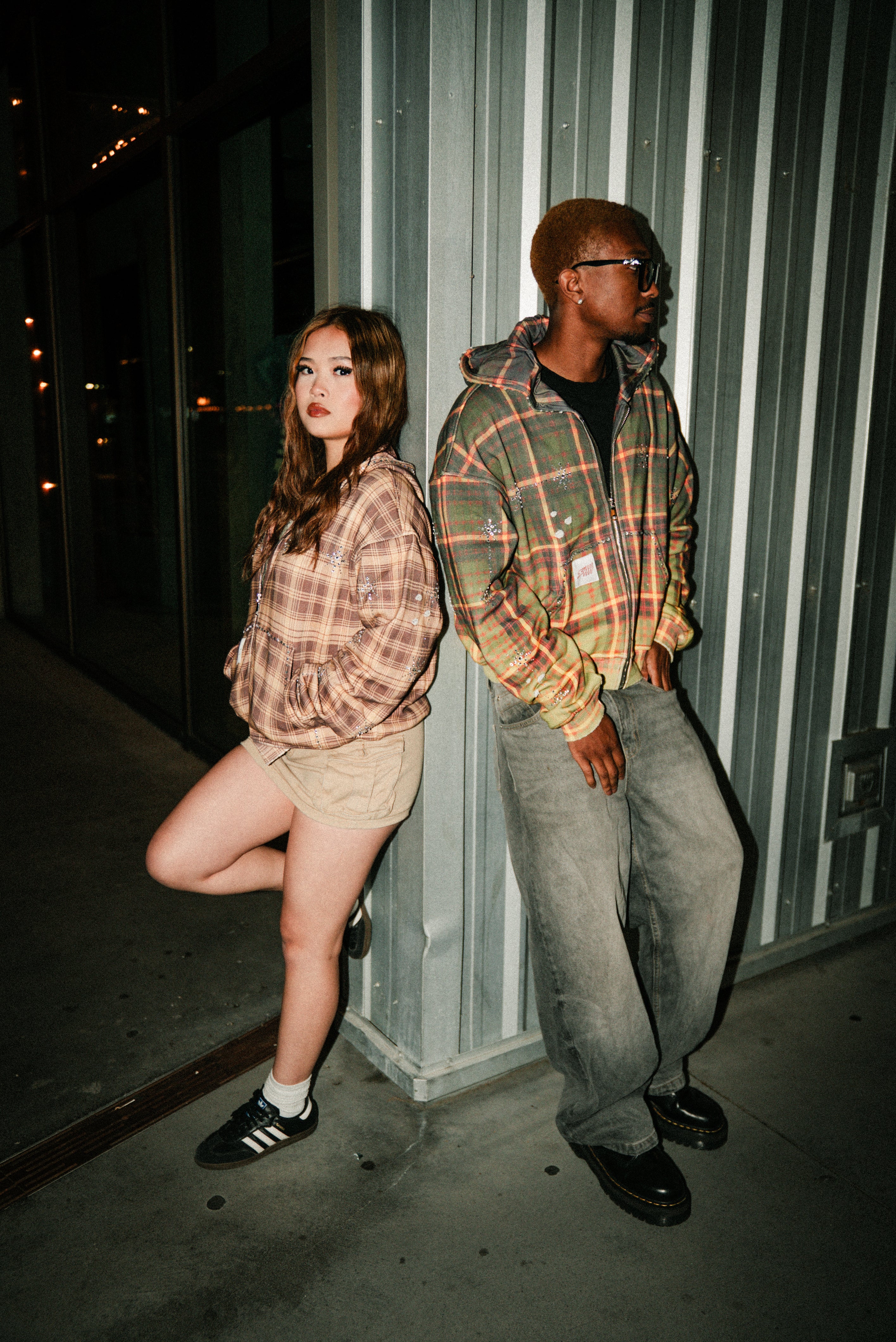 Two-Tone Olive Green Flannel