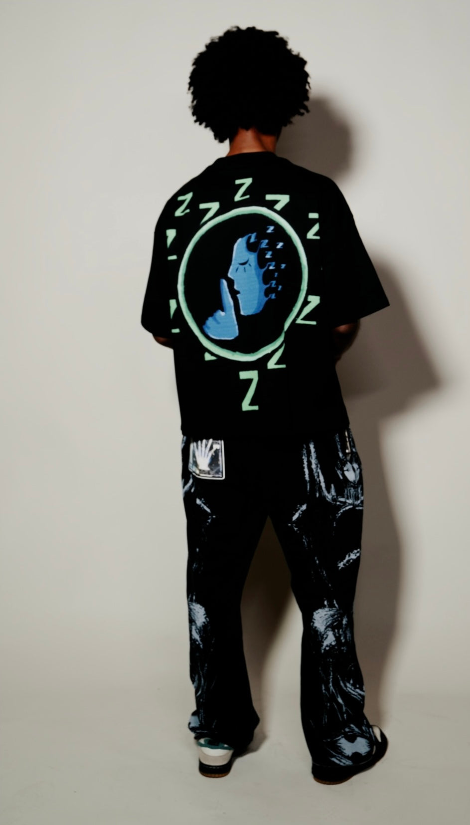 shhh im sleep - PainOG Black Tee